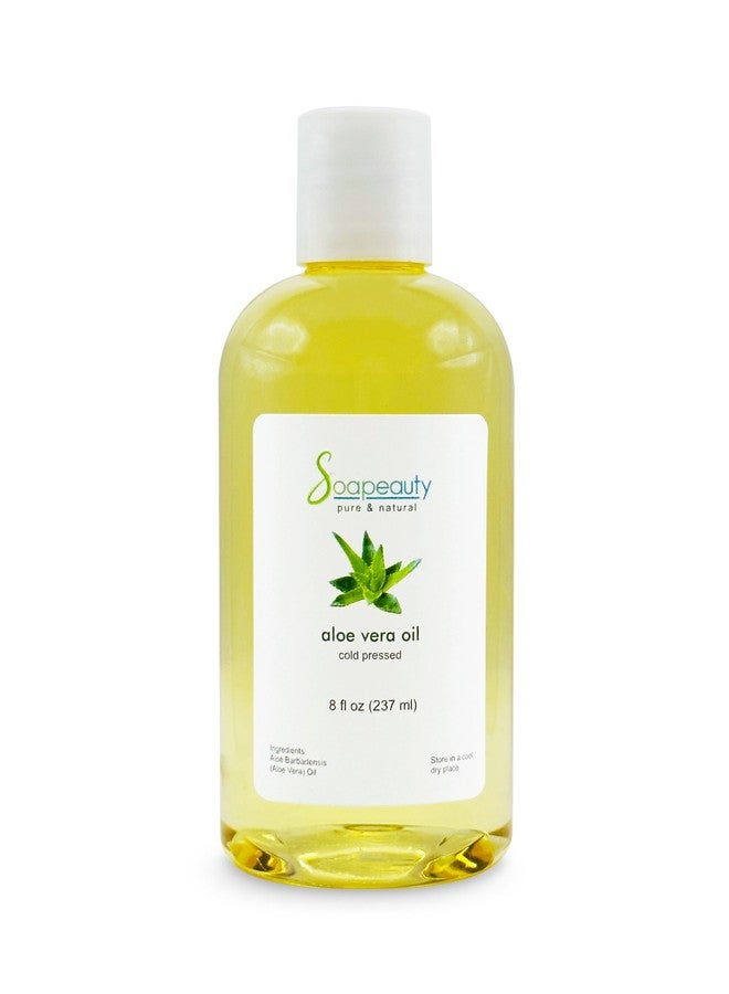 Soapeauty ALOE VERA OIL for Skin, Face, Hair | Moisturizes and Soothes | 100% Natural Oil Cold Pressed - 8 Fl Oz