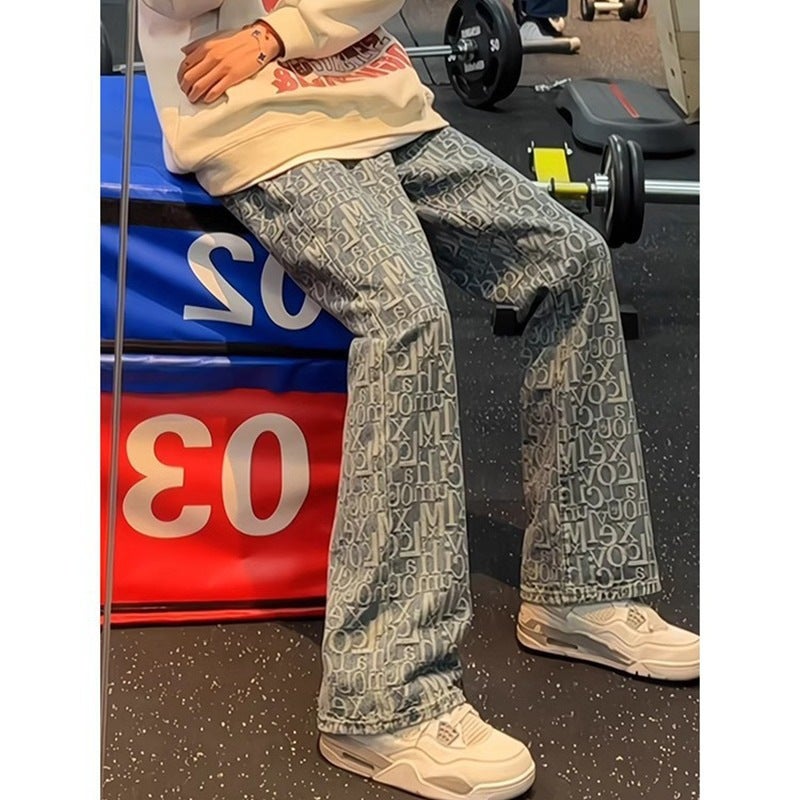 Unisex Classic Denim Jeans Loose Fit Daily Outdoor Wear - Image 5