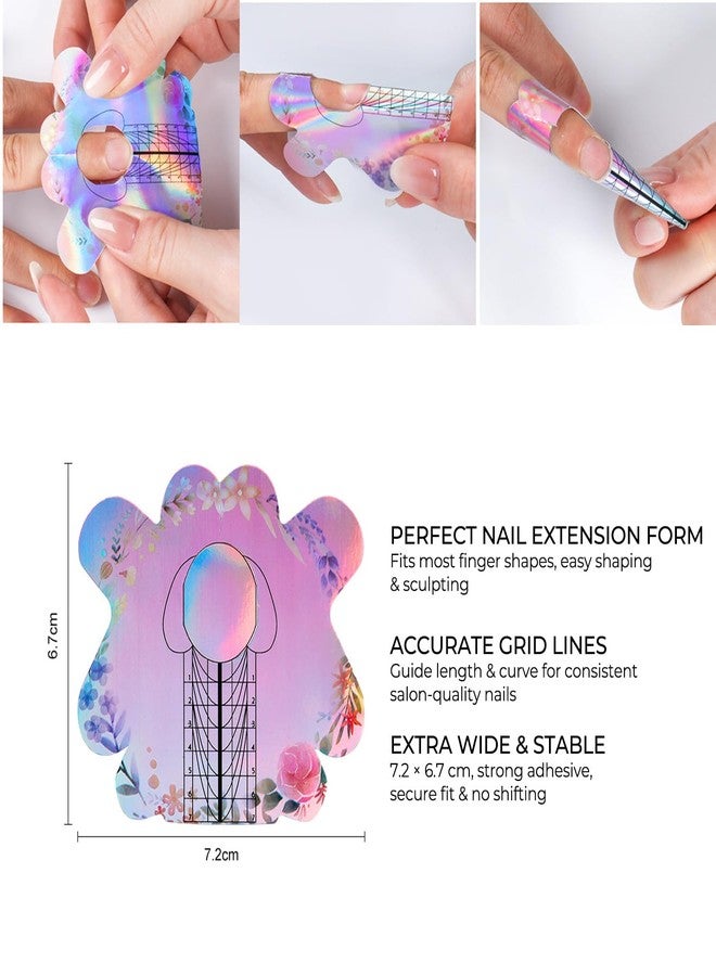 WAYI Acrylic Nail Kit with Monomer Liquid - 4 Colors Powder, Brush, Crystal Cup, Nail Forms & File | All-in-One Acrylic Extension Set for Beginners & Professionals - Image 5