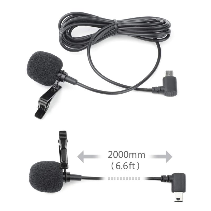 SOONSUN Skeleton Housing Protective Case with Quick Release Buckle + 6.5ft Lavalier Lapel Clip-on Microphone Mic for GoPro Hero4 Hero 4 3+ Hero3 Camera - Image 4