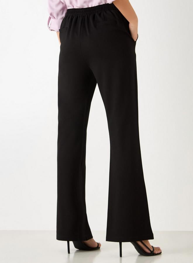 تواكستريمز بنطلون واسع الساقين بجيوب وتفاصيل زر من تو إكستريمز - Image 3