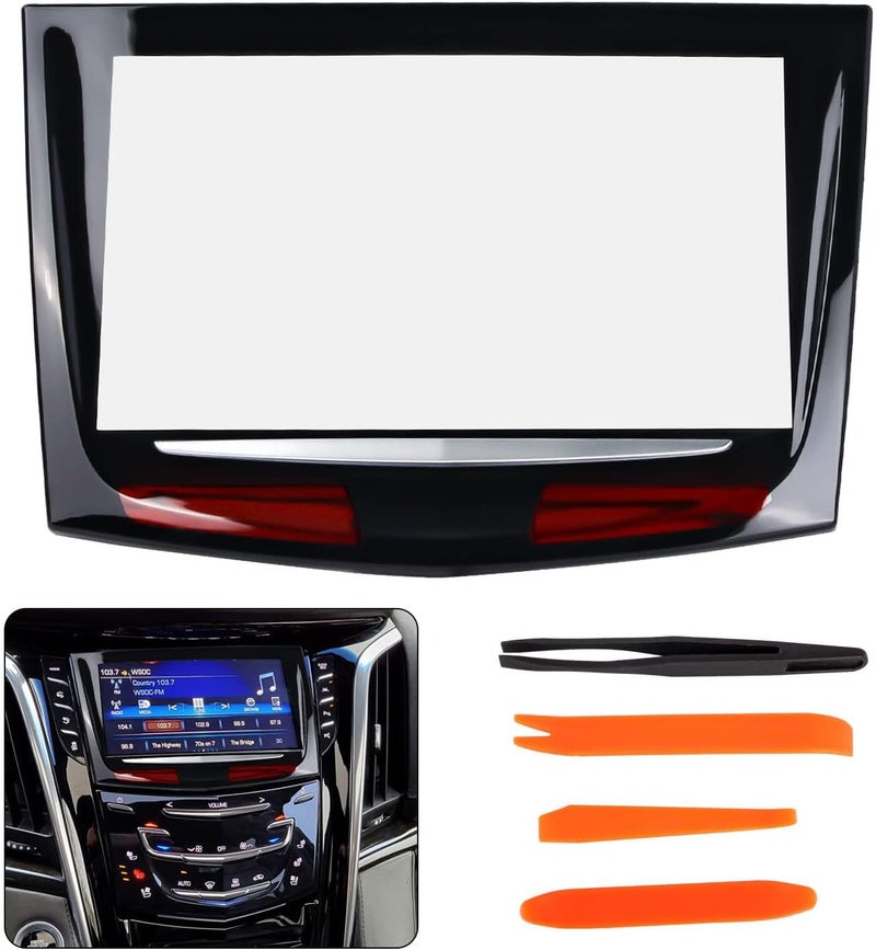 RANSOTO CUE Touch Screen Display Replacement Compatible with 2013 2014 2015 2016 2017 Cadillac ATS Escalade SRX XTS ELR CTS CTS-V with Trim Removal Tool Replace 22980208 23388826 - Image 1