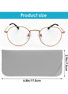 Oasisgalore 4-Pack Soft Multicolor Glasses Cases for Reading and Portable Use  - Image 2