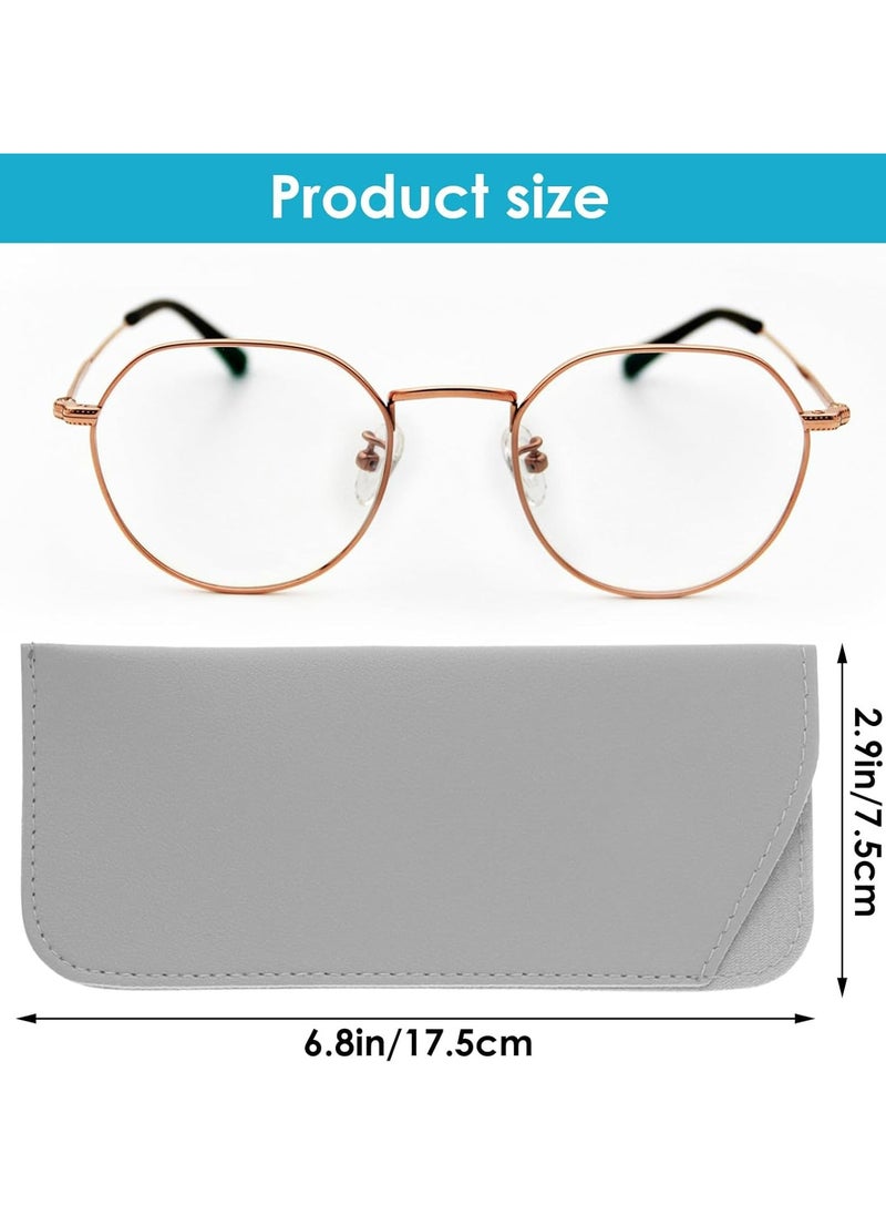 Oasisgalore - 4-Pack Soft Multicolor Glasses Cases for Reading and Portable Use - Image 1