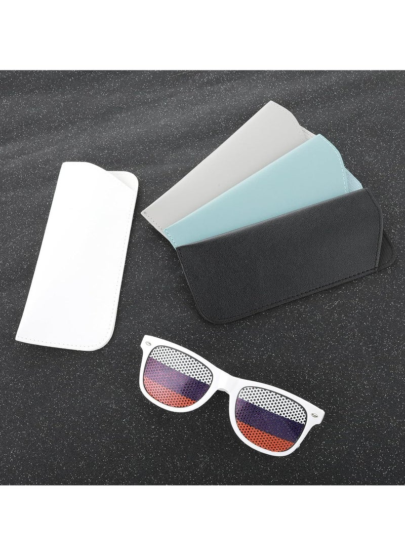 Oasisgalore - 4-Pack Soft Multicolor Glasses Cases for Reading and Portable Use - Image 1