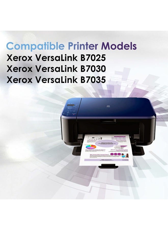 CULater Remanufactured Drum Cartridge Replacement for 113R00779 Black Imaging Unit for Xerox VersaLink B7025 B7030 B7035 Printers (1 Pack) - Image 2