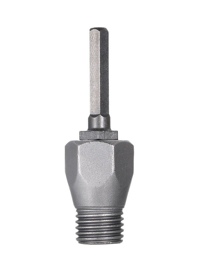 NIBEMINENT Wood Drill Bit Handle Firewood Bits Silver 10.5x3x3cm 