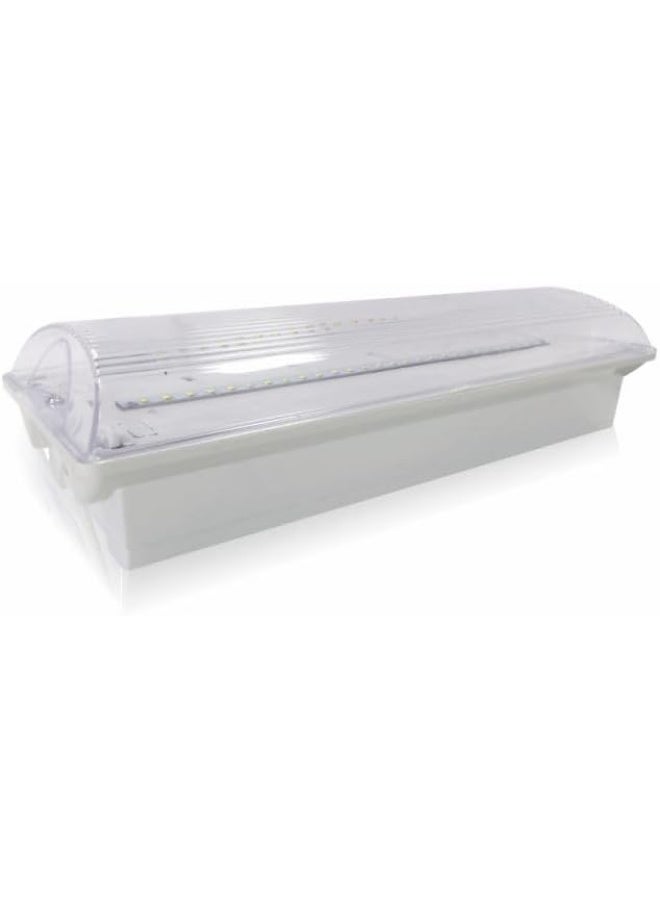 YD Modern LED Emergency Batten Light with Waterproof Housing, Wall Mount Rechargeable Backup Lamp for Home Office Warehouse Corridor Indoor Emergency Lighting - Image 1