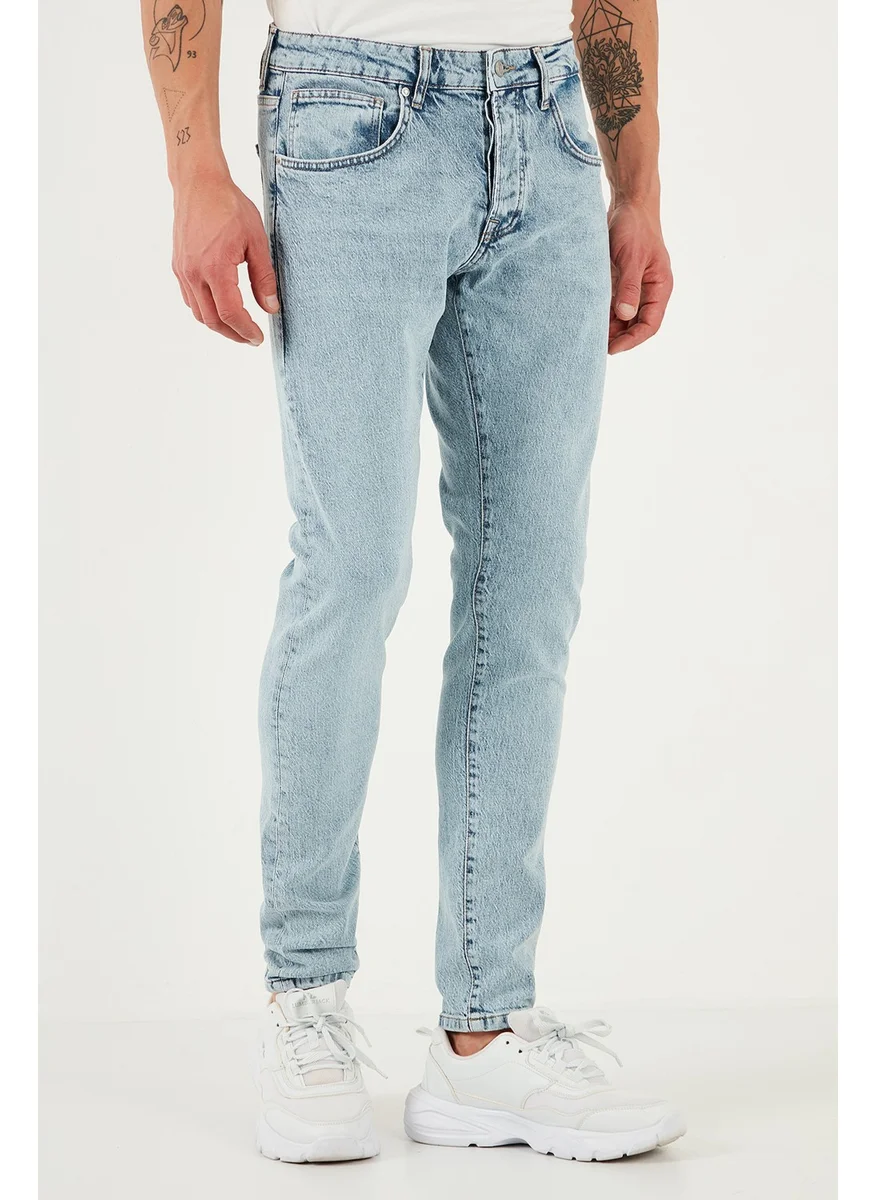 Buratti Stretch Cotton Slim Fit Normal Waist Skinny Leg Jeans Men's Jeans 1115S601NAPOLI