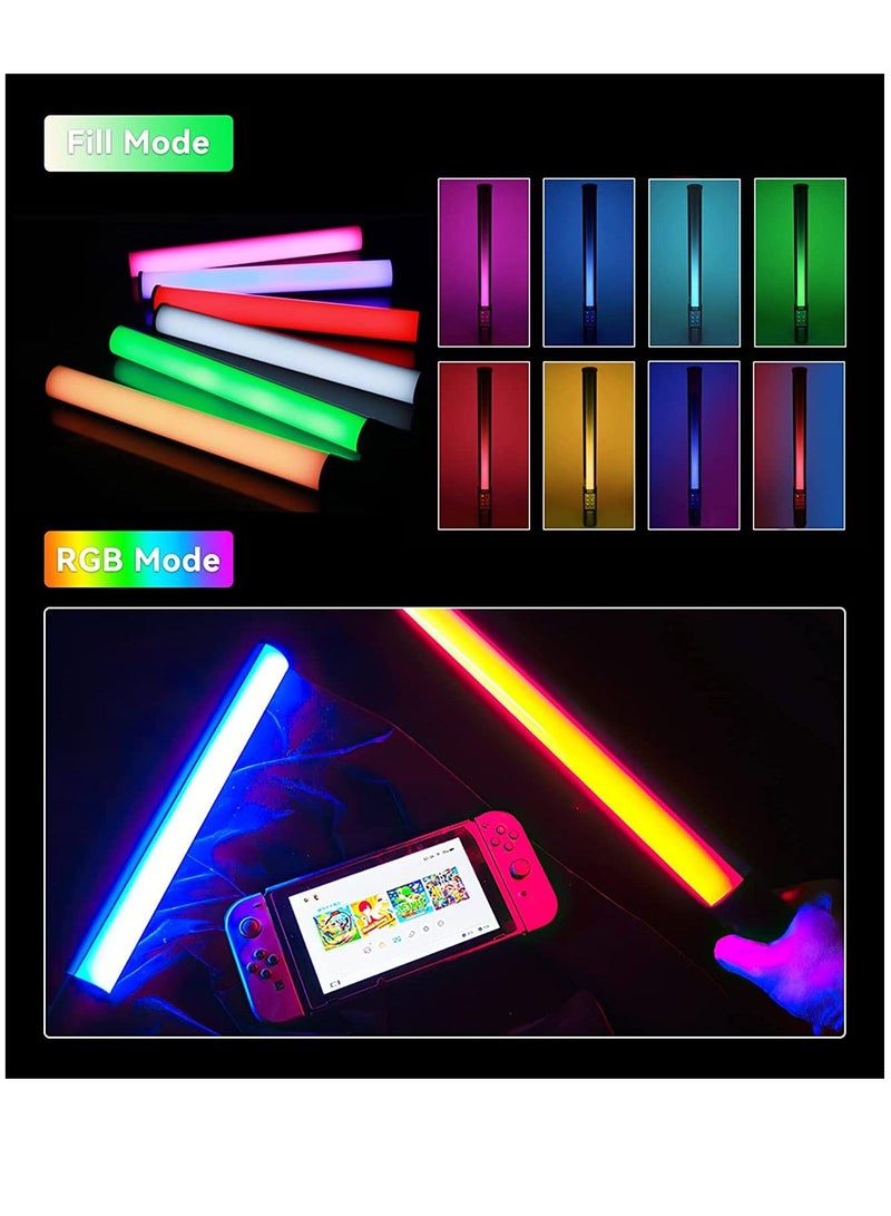 Jmary FM 128 RGB RGB Led Light Waterproof Lighting Bar With OLED Display Indicator - Image 3