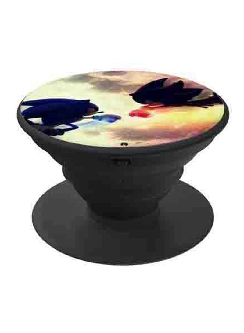 RKN Printed Pop Up Phone Grip Gold/Blue/Black - Image 2