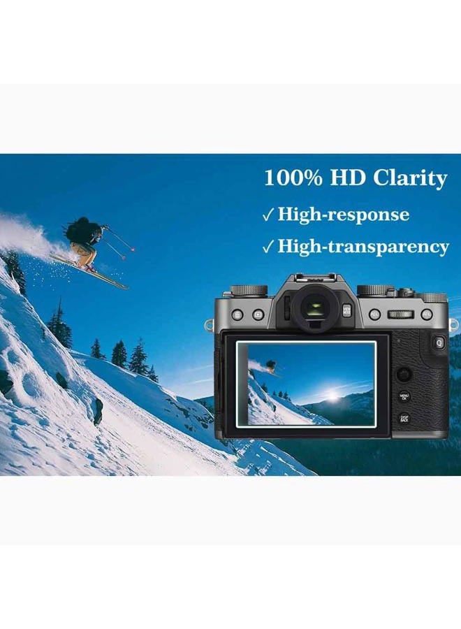 ULBTER حماية شاشة X-T30 لكاميرا فوجي فيلم X-T30 X-T20 X-T10 X-E3 X-T100 XF10 X-A1 X-A2، زجاج مقسى بسمك 0.3 مم وصلابة 9H، مضاد للخدوش ومضاد لبصمات الأصابع - عبوة 3 قطع - Image 5