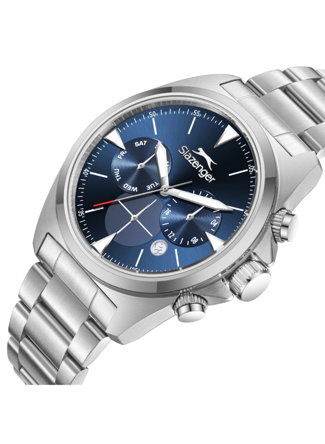 سلازنجر ساعة رجالية معدنية متعددة الوظائف ٤١ مم - Image 5