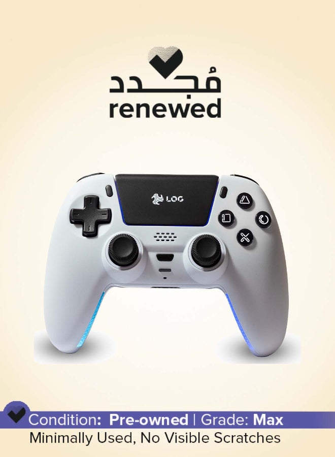 LOG Renewed - Wireless Controller For PlayStation 5 - White - Image 1