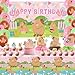 KEFAN Capybara Birthday Party Decorations Capybara Party Supplies including Backdrop Cake Toppers Table Centerpieces Balloons for Capybara Birthday Party B - Image 2