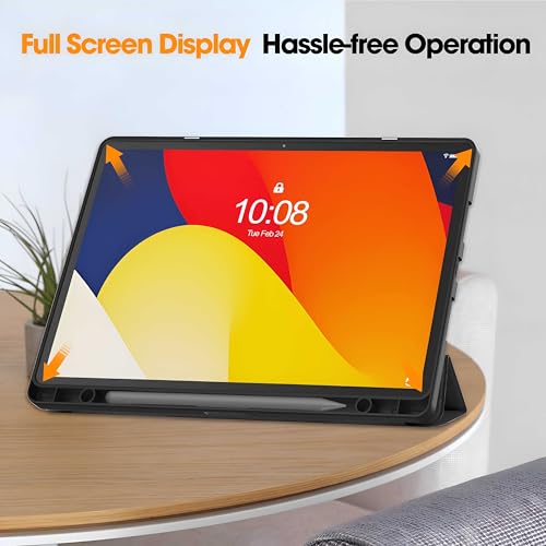 ProElite Cover for Moto Pad 60 Pro 12.7 inch 2025 case Cover, Soft Flexible Flip Case Cover for Moto Pad 60 Pro 12.7 inch 2025 [Recoil Series] - Dark Green - Image 3