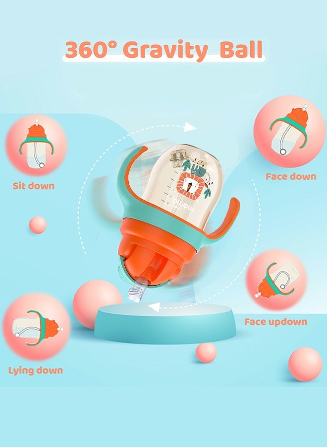 SUPERMAMA PPSU Baby Sippy Cup 266ml Spill Proof Toddler Straw Water Bottle BPA Free for Boys and Girls Easy to Hold School Outdoor Indoor Everyday Use - Image 5