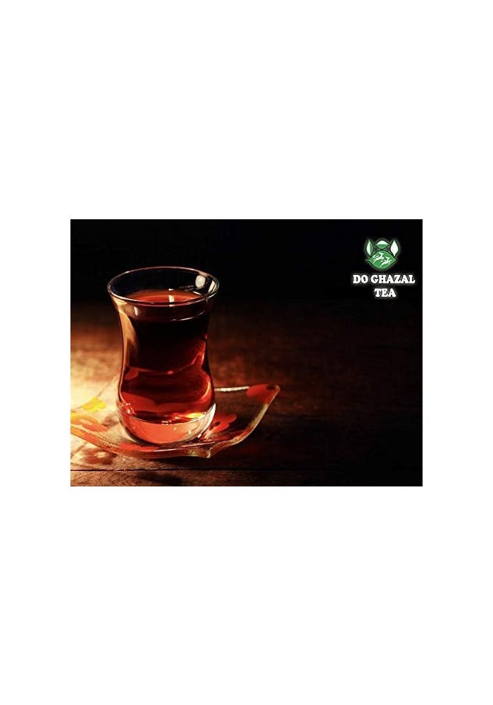 Do Ghazal Ceylon Black Tea 400 Gram Tin - Pure Ceylon Loose Tea in Metal Container - Image 3