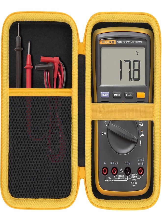 Aenllosi for Fluke 15B+/17B+ Digital Multimeter Hard Case,Fluke Volt Meter Organizer (Case Only) - Image 1