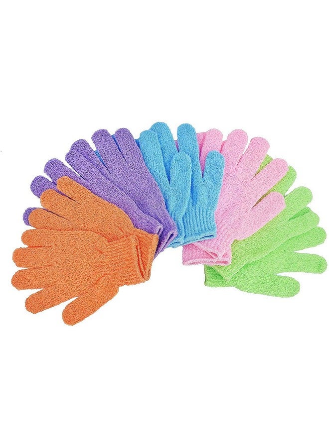 BRUSHMAN Exfoliating Dual Texture Bath Gloves for Shower, Spa, Massage and Body Scrubs, Dead Skin Cell Remover, Gloves with hanging loop (1 Pair Heavy Glove) (3 Pair) - Image 3