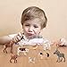 Divwa 10 Pcs Baby Plastic Farm Animal Toy Figure Set for Toddler Kid 35 57 Cow Horse Goat Sheep Pig Donkey Goose Dog - Image 4
