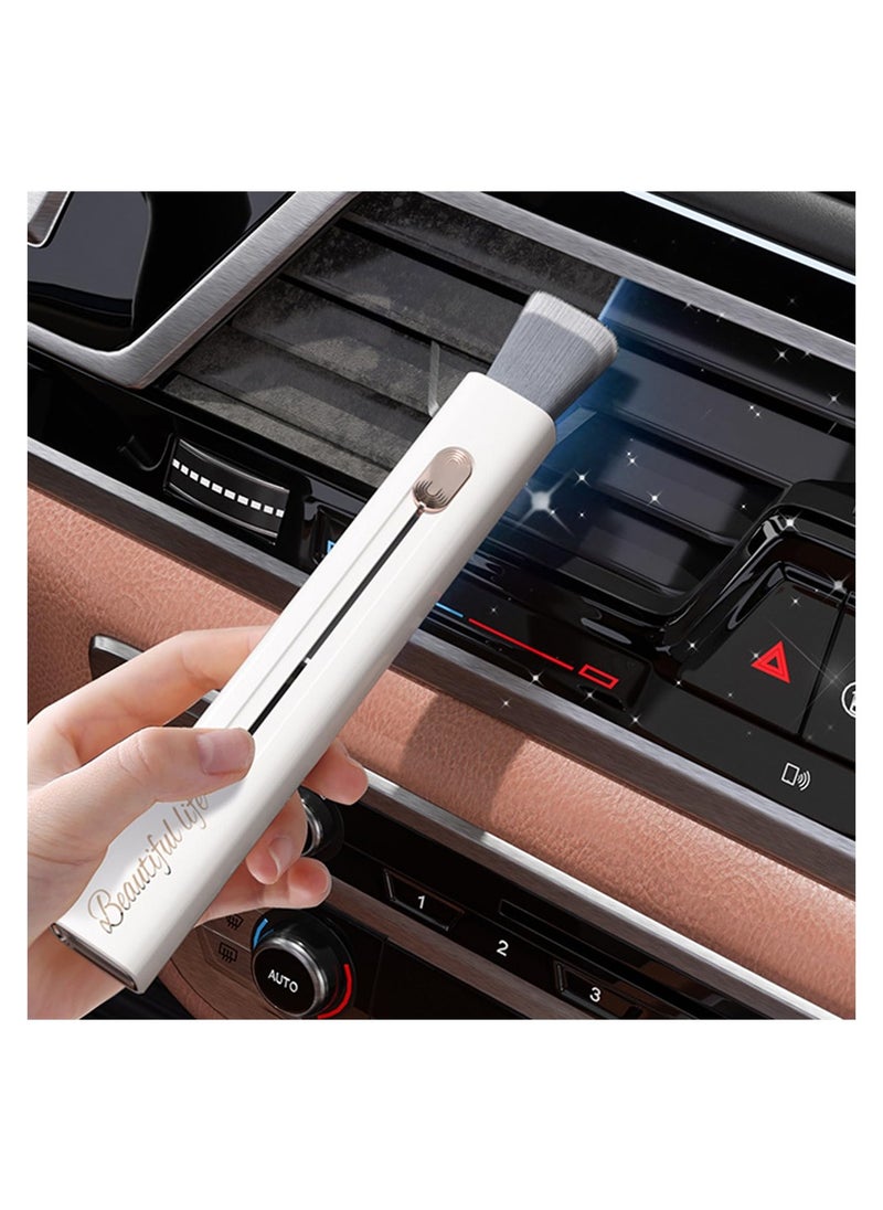 SYOSI - Car Interior Cleaning Brush, 2Pcs Car Crevice Dust Removal Brush, Super Soft Car Detailing Brush for Car Cleaning Seat Brush for Cleaning Air Vent Dashboard Screen - Image 1