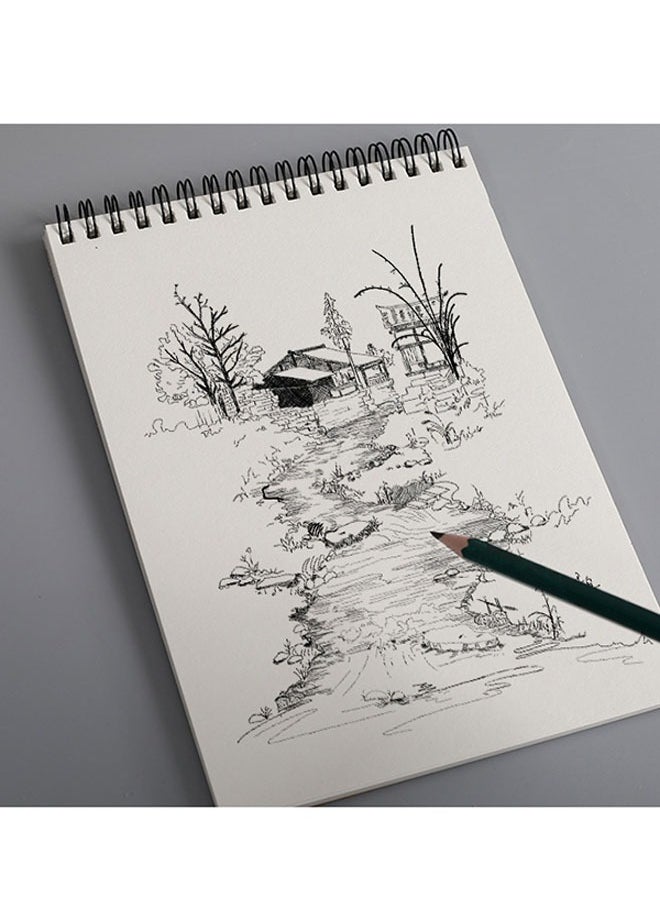 Arabest - A4 Blank Notebook, Kraft Cover Sketchbook, Eye Protection Paper, Office Product for Sketching/Writing, Notebook for Journals, Travel Diaries, Poetry, 30 Sheets of Thick Paper - Image 1