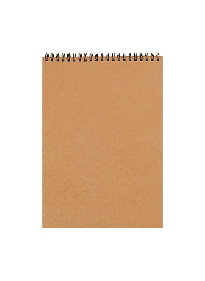 Arabest - A4 Blank Notebook, Kraft Cover Sketchbook, Eye Protection Paper, Office Product for Sketching/Writing, Notebook for Journals, Travel Diaries, Poetry, 30 Sheets of Thick Paper - Image 1