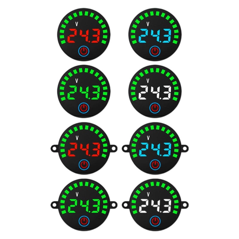 White Battery Discharge Monitor Capacity Tester For Car Motorcycle 3 5 55V - Image 4