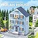 Flever Dollhouse Miniature DIY House Kit Creative Room with Furniture for Romantic Valentines Gift Molan House - Image 4