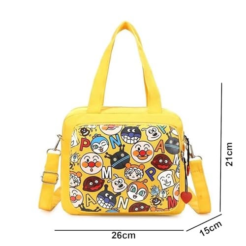 Winnies Diaper Bag Mummy Tote | Travel Nappy Tote for Baby Care | Multifunction Maternity Cross Body Bags with Zipper Closure Lightweight Hand-Carry Totes for Moms & Newborn Essentials (Yellow) - Image 2