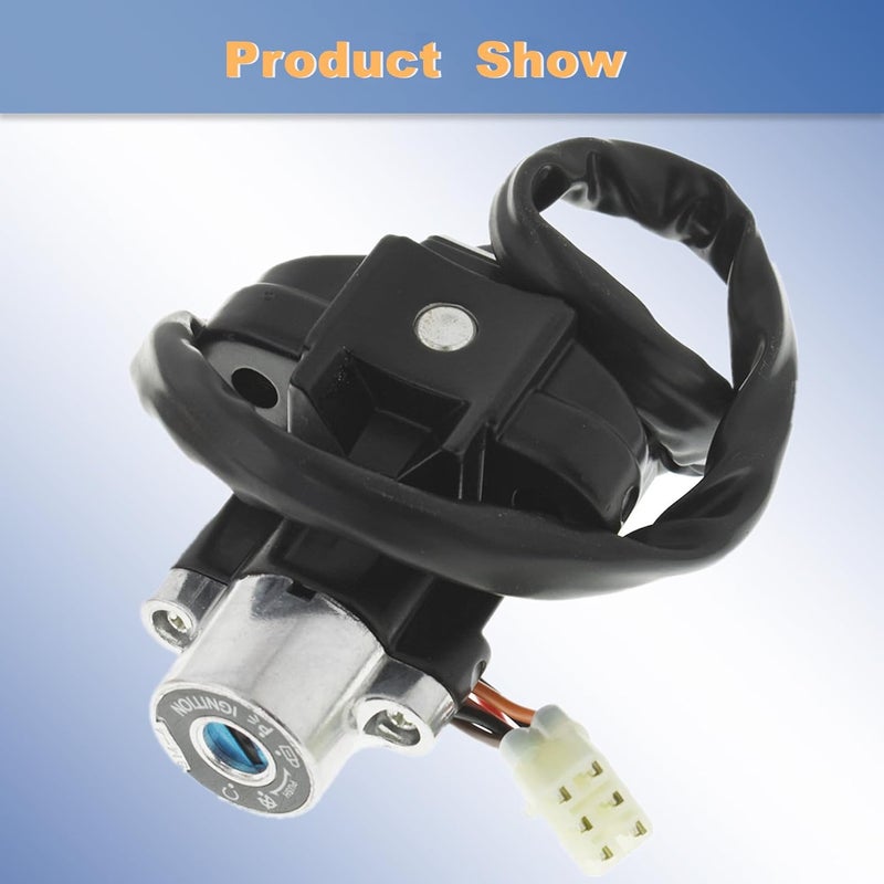 Waltyotur Ignition Switch Gas Cap Cover Seat Lock Key Replacement for Suzuki Motorcycles - Image 3