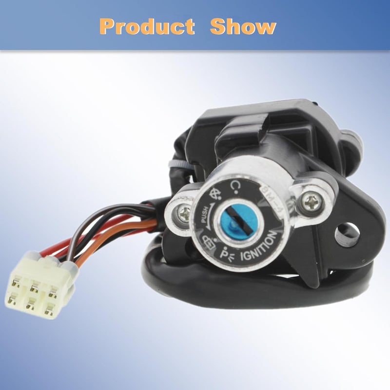 Waltyotur Ignition Switch Gas Cap Cover Seat Lock Key Replacement for Suzuki Motorcycles - Image 5