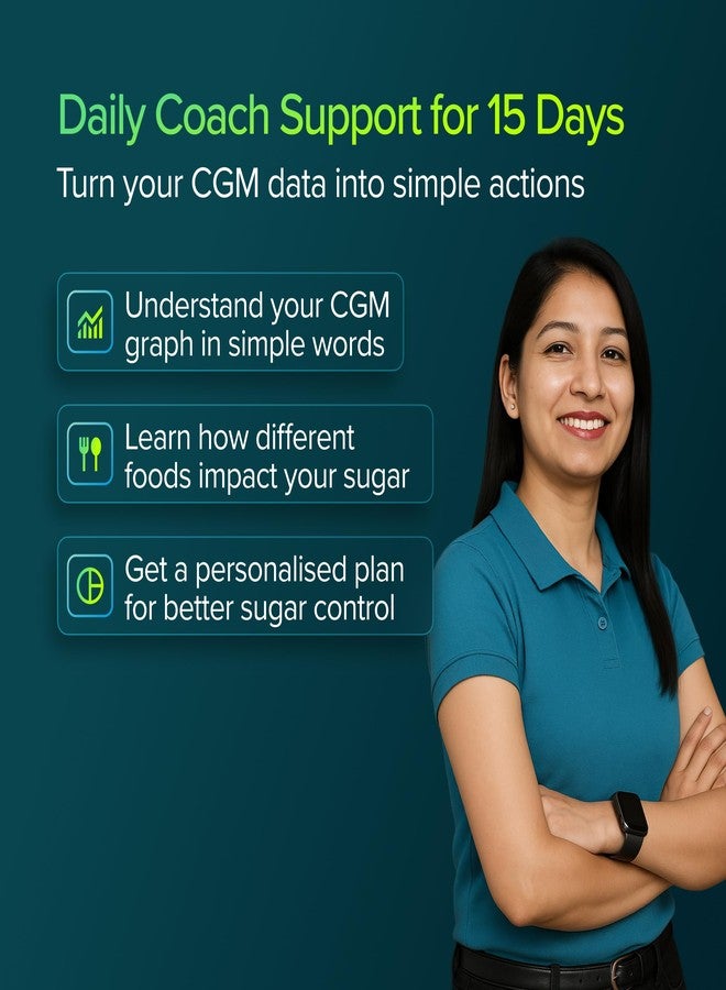BeatO 15-Day Bluetooth CGM + 30 Day Expert Coaching Plan - Image 3