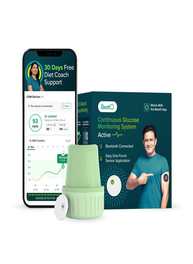 BeatO 15-Day Bluetooth CGM + 30 Day Expert Coaching Plan - Image 1