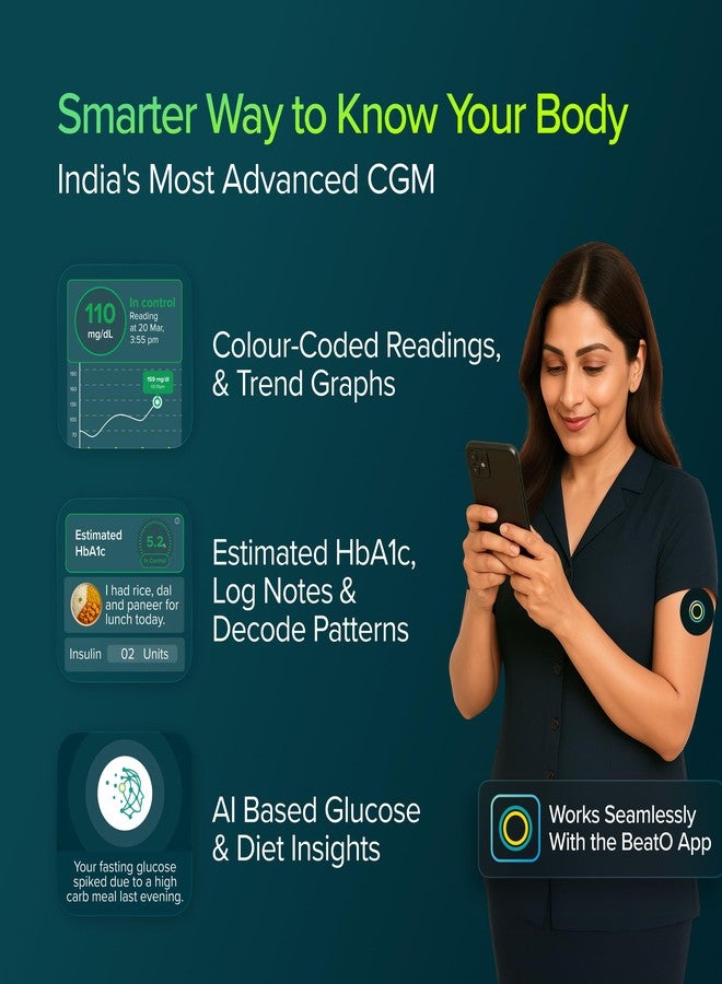 BeatO 15-Day Bluetooth CGM + 30 Day Expert Coaching Plan - Image 5