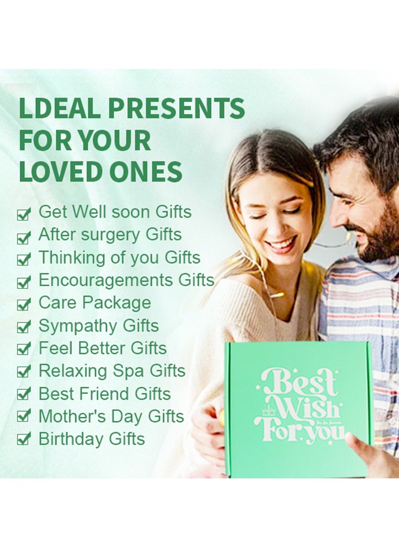 MissTiara Gift Basket for Women - Birthday Gift Box Get Well Soon Gift Set Contains 11 Inspirational Gifts Relaxing Spa Treatment Package for Women Bestie Friendship Female Friend Gift  - Image 3