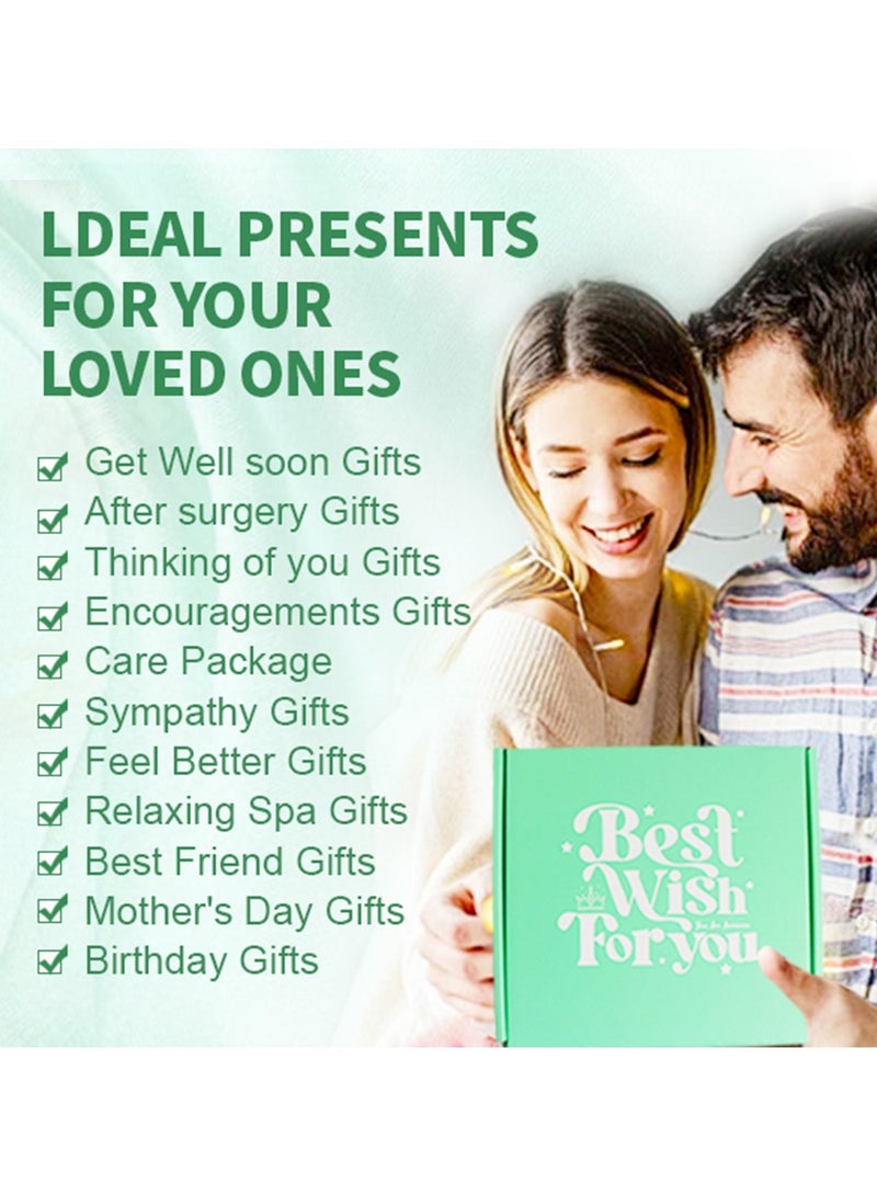 MissTiara Gift Basket for Women - Valentine's Day,Birthday Gift Box Get Well Soon Gift Set Contains  Inspirational Gifts Relaxing Spa Treatment Package for Women Bestie Friendship Female Friend Gift - Image 2