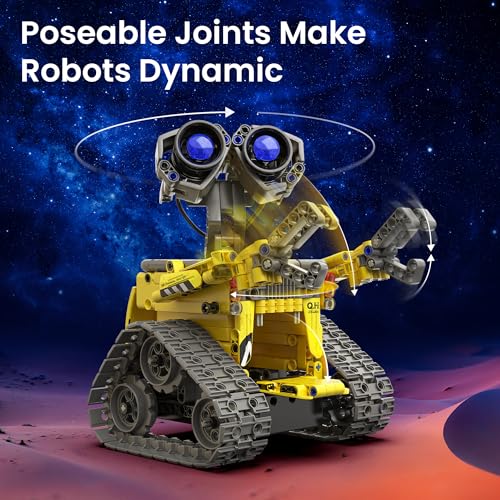 Sillbird Robot Building Kit with Remote Control STEM Gifts for Boys Age 8-13, Technic Coding Robotic Toys for Kids Birthday, Buildable 5in1 Models with 488 Pieces - Image 5