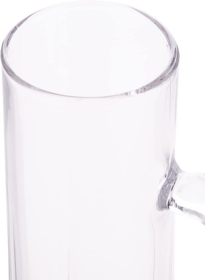 AKDC كوب بيرة AKDC مقاس L (7 سم) X W (7 سم) X H (14 سم) أبيض - Image 1