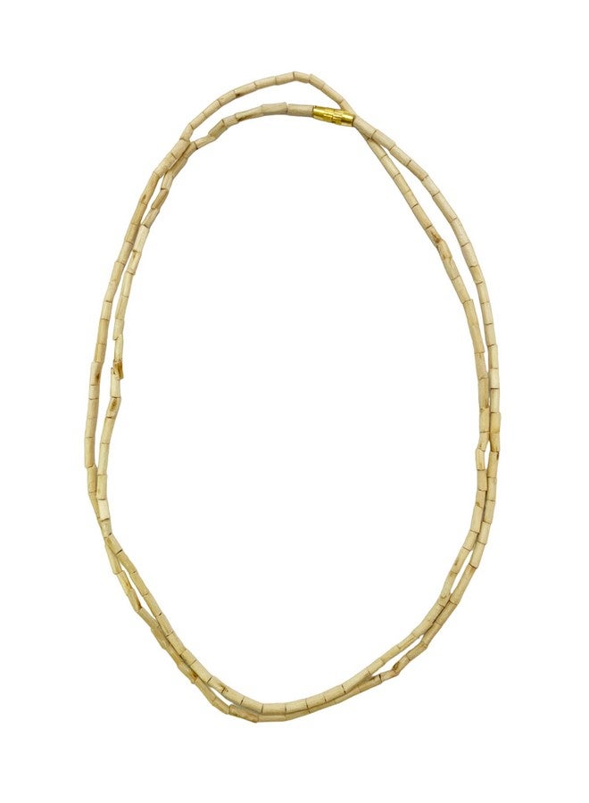 Saubhagya Global Brown Wood Tulsi Kanthi/Rosary 1 Round Mala for Men & Women, Length-31 Inches/ 80 Cms (Set of 2) - Image 5