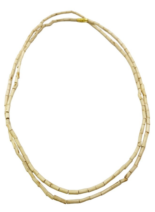 Saubhagya Global Brown Wood Tulsi Kanthi/Rosary 1 Round Mala for Men & Women, Length-31 Inches/ 80 Cms (Set of 2) - Image 3