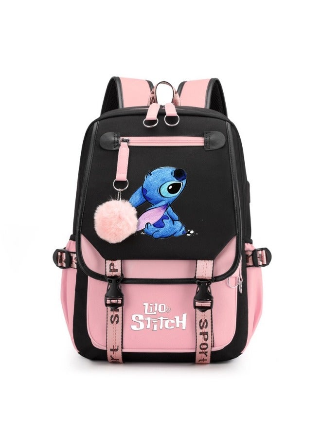 general Snoopy, football star Backpack, with Compartments Students Schoolbag Backpack Girls Anime Kawaii Cartoon SchoolBag
