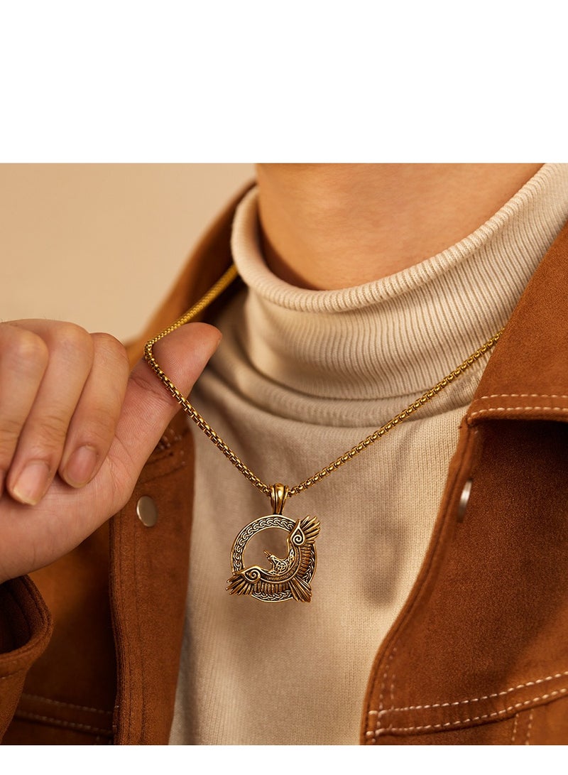 Stainless Steel Men's Necklace European Style Punk Necklace - Image 3