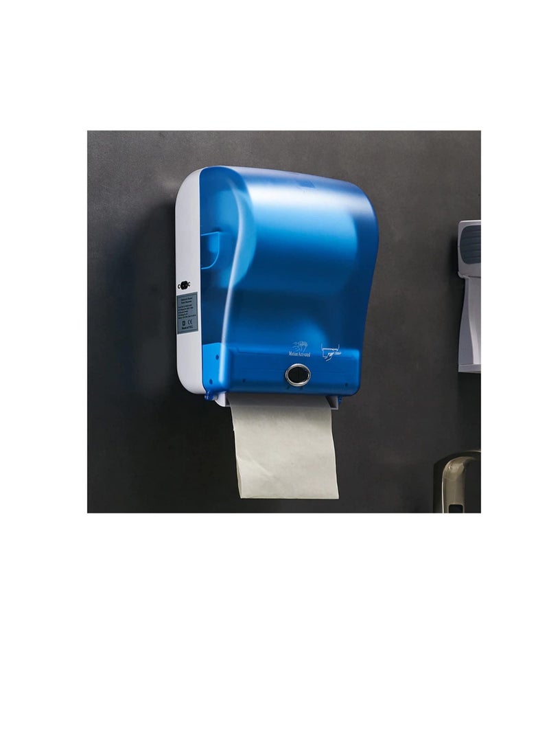 Generic Automatic Sensor Roll Paper Towel Dispenser Wall Mount Holder Auto Cut Jumbo Roll Tissue Dispenser 230VAC / 6V DC for Hospital Hotel Bathroom Public Washroom Office School Kitchen Etc…  - Image 2
