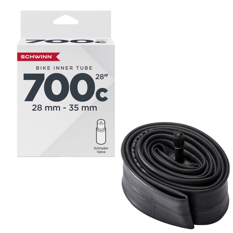 Schwinn Replacement Bike Tire Tube, 700c x 28-35 mm Bike Inner Tube, Schrader Valve, Durable Construction, Replacement for 700c Road, Hybrid, and Dual Sport Bicycle Tires - Image 2