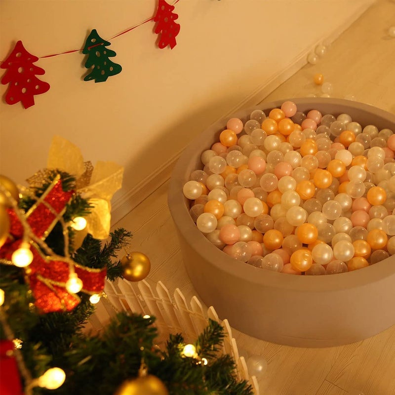 GOGOSO Baby Ball Pit Balls -100pcs Small Crush Proof Plastic Play Ball Pool Pits for Toddlers 1-3 Play Tent, Kids Birthday Party, Baby Playpen Yard, Kiddie Pool - Image 2