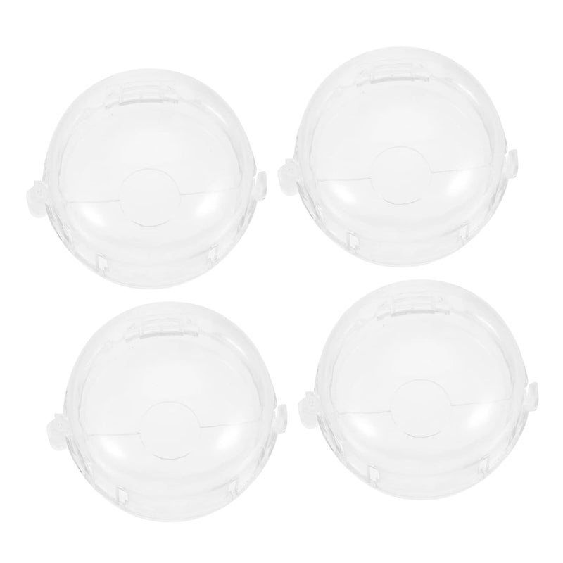 UPKOCH 4pcs Child Safety Stove Knob Covers for Toddlers Heat-Resistant Kitchen Accessory Prevents Accidental Gas Activation Sturdy Plastic Protector - Image 1