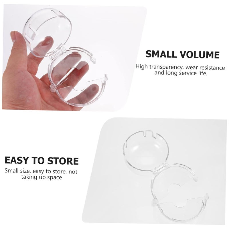 UPKOCH 4pcs Child Safety Stove Knob Covers for Toddlers Heat-Resistant Kitchen Accessory Prevents Accidental Gas Activation Sturdy Plastic Protector - Image 3