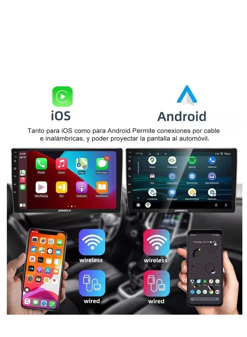 AVT Android Screen For Nissan Sentra 2012 2013 2014 2015 2016 2017 2018 2019 2GB RAM 32GB ROM Support Apple Carplay Android Auto Wireless QLED 10 Inch Touch Screen With Backup Camera Included - Image 4